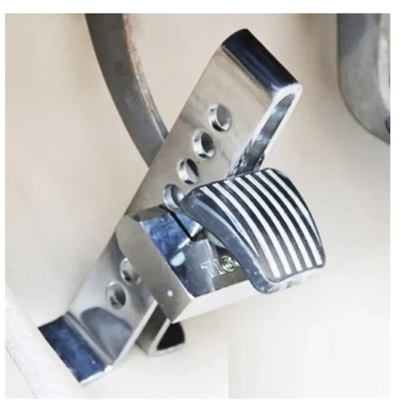 Traba Pedal + Candado + Llaves Seguridad Auto Robo - Imagen 8