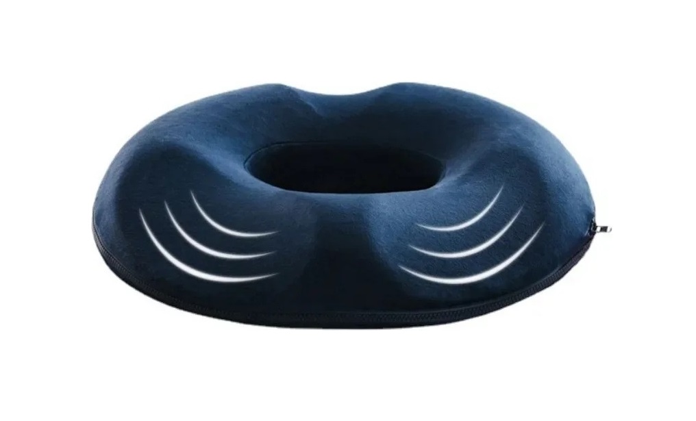 Cojin Ortopedico Picaron Antiescaras Memoria Funda Azul - Imagen 2