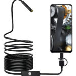 Mini Camara Endoscopica Android/win/mac Inspección 5mt Usb Color Negro