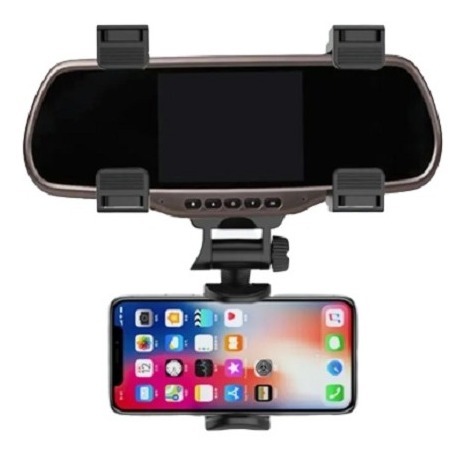 Soporte Celular Auto Porta Celular Auto Retrovisor - Imagen 3
