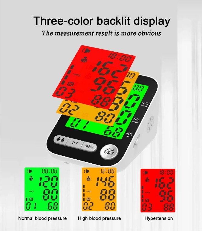 Toma Presion Digital Brazo Recargable Con Voz En Español - Imagen 4