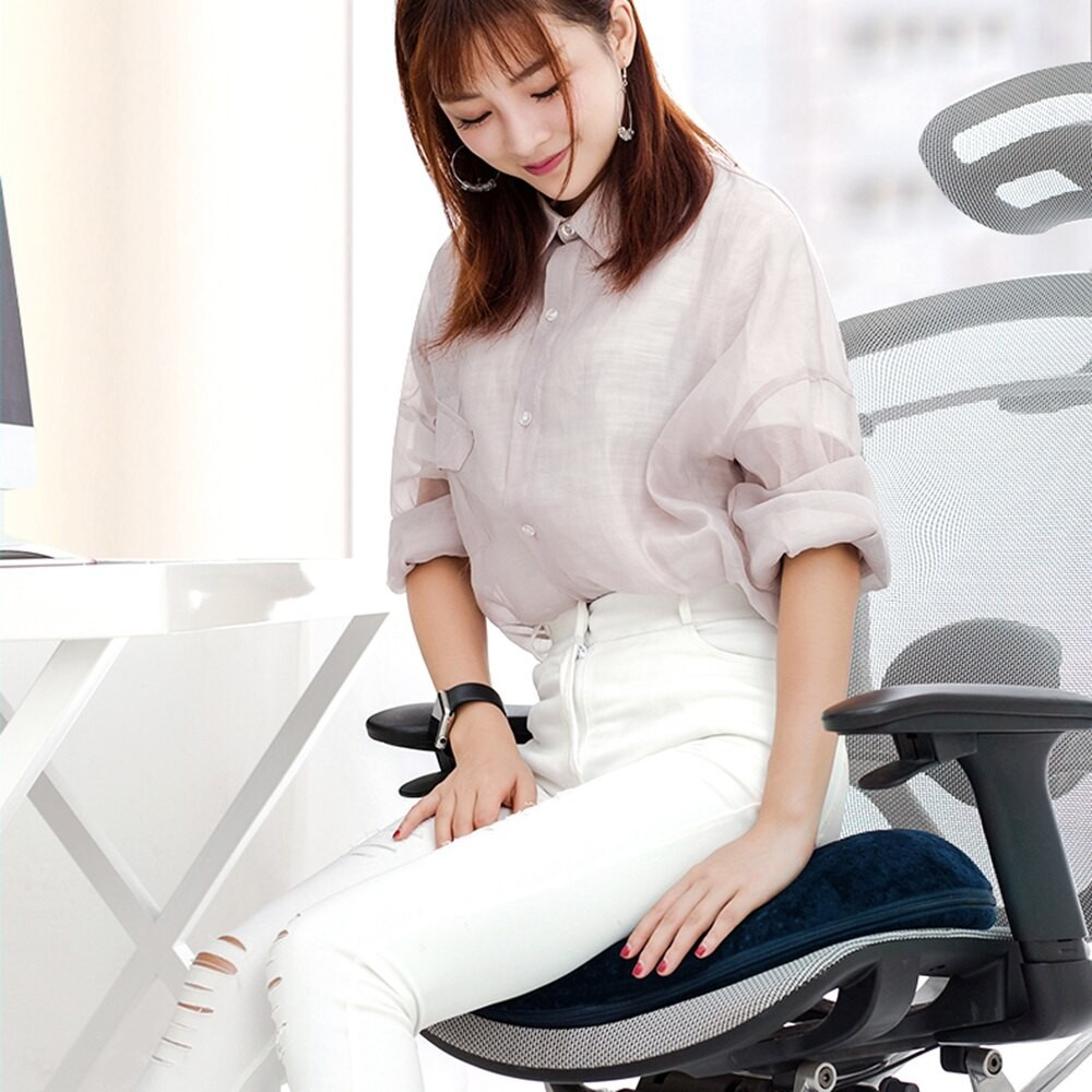 Cojin Ortopedico Picaron Antiescaras Memoria Funda Azul - Imagen 7