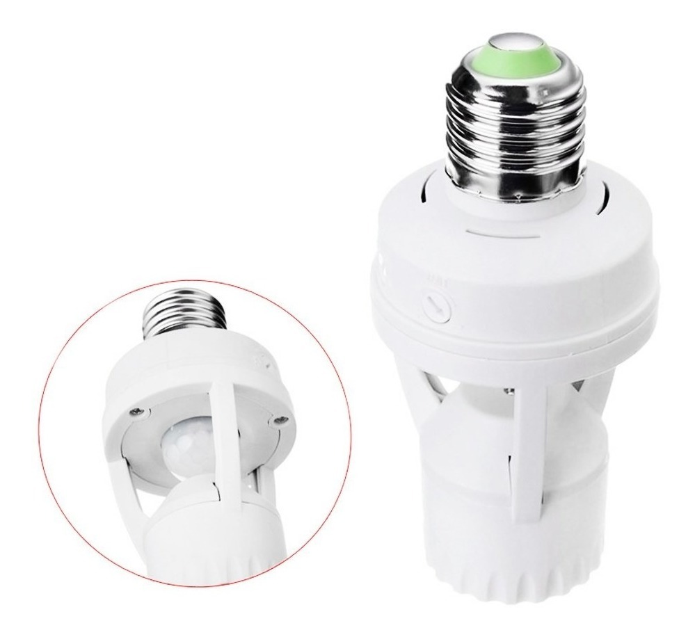 Sensor De Movimiento Soquete E27 Incluye Ampolletas Led 12w - Imagen 3