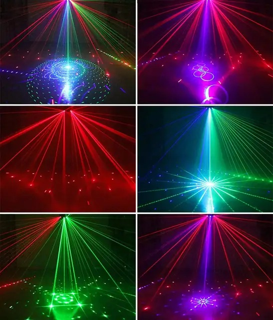 Luz Laser Dj Fiestas De 6 Ojos / Ventasmacul - Imagen 7