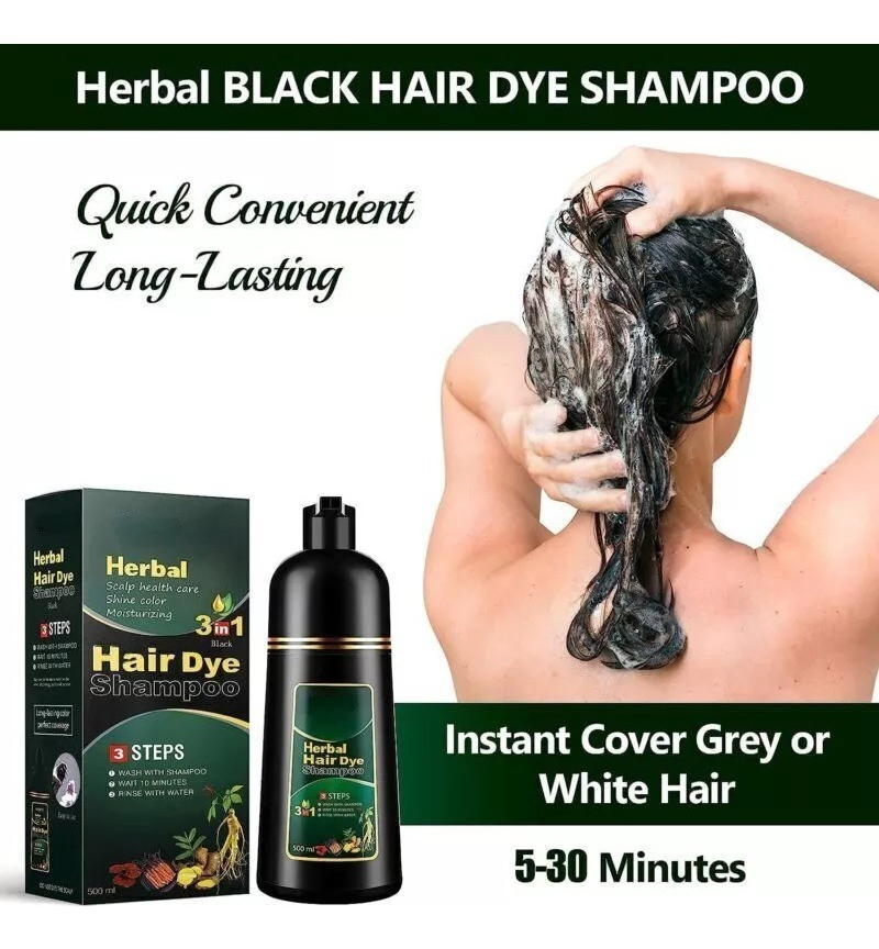 Champú De Color Instantáneo Para Teñir El Cabello De 500 Ml - Imagen 2