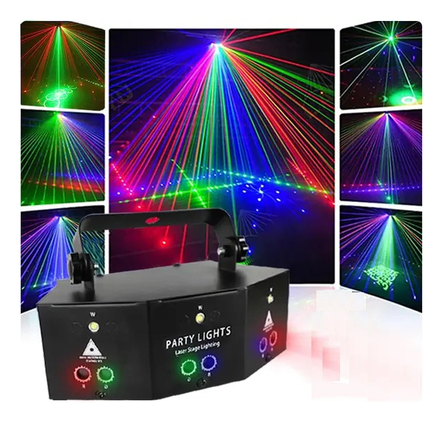 Luz Laser Dj Fiestas De 6 Ojos / Ventasmacul - Imagen 8