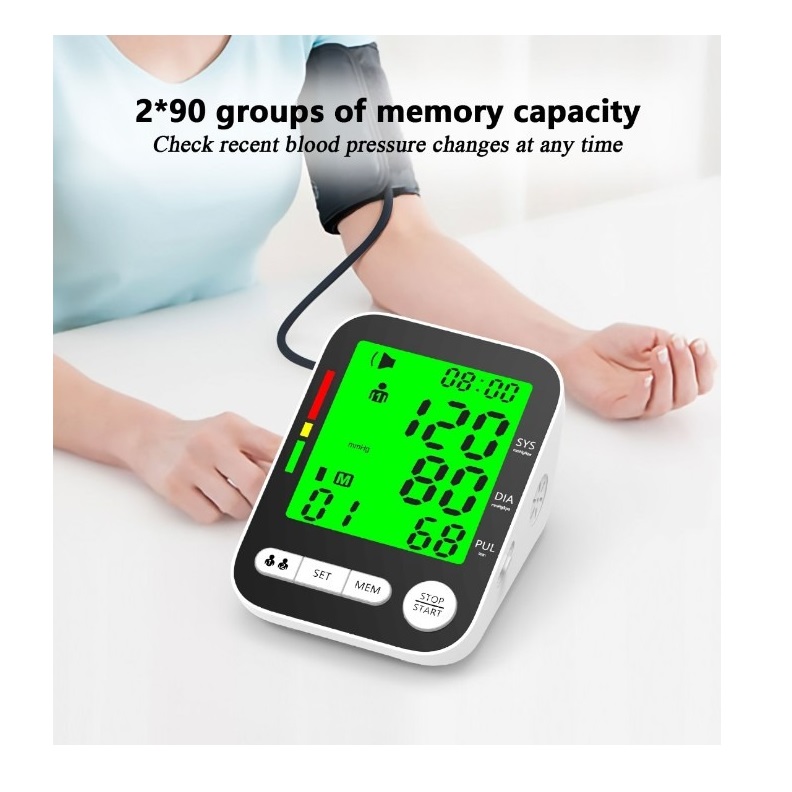 Toma Presion Digital Brazo Recargable Con Voz En Español - Imagen 5