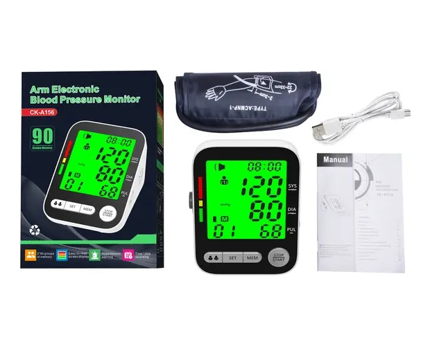 Toma Presion Digital Brazo Recargable Con Voz En Español - Imagen 9