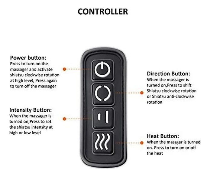 Masajeador Cuello Espalda Pìernas / Recargable - Imagen 5