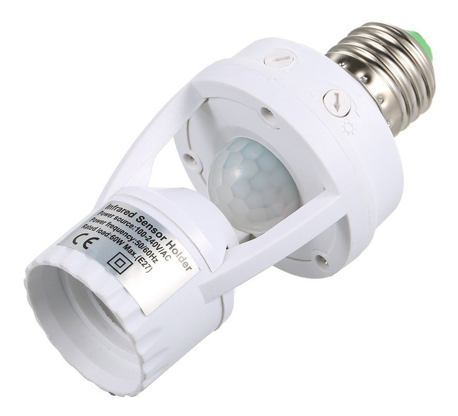 Sensor De Movimiento Soquete E27 Incluye Ampolletas Led 12w - Imagen 8