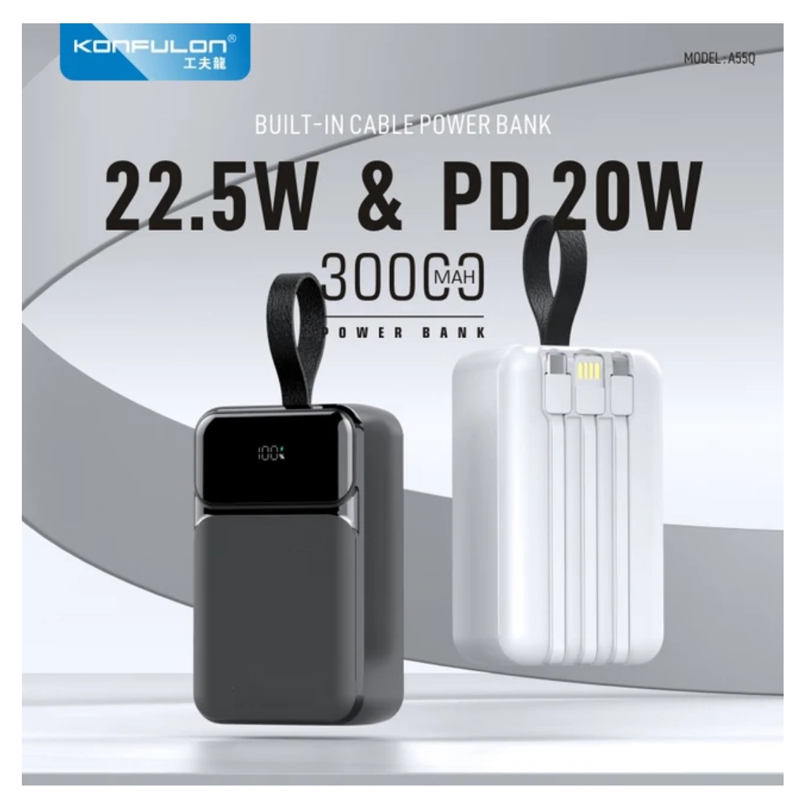 Bateria Externa 30000 Mha Carga Rapida - Imagen 4